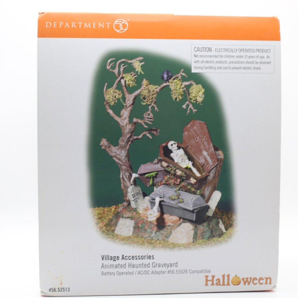 Department 56 Halloween Village Accessories "Haunted Graveyard" Retired 56.52513 - Picture 2 of 10
